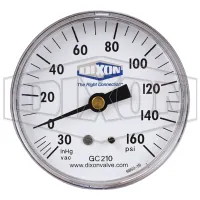 Compound Gauge Center Back Mount