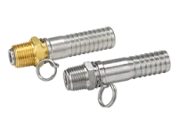 Straight Swivel x Hose Shank Connector for Spray Gun