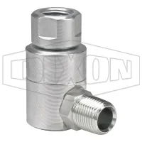 Super Swivels® Female NPT x Male NPTF 90° Elbow Inline Swivel