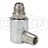 Super Swivels® Male JIC 37° x Male NPTF 90° Elbow