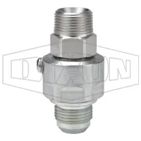 Super Swivels® Male NPTF x Male JIC 37° Inline Swivel