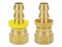 Female 45° SAE Swivel x Push-on Hose Barb