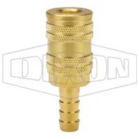 M-Series ARO Pneumatic Manual Standard Hose Barb Coupler