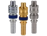 Dix-Lock® N-Series Interchange Male End x Hose Barb Safety-Lock Plug