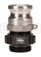 Cam & Groove Type F x Male NST (NH) Swivel Adapter