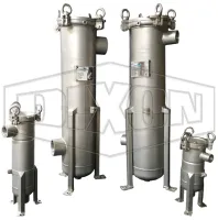 FH-BSB-Series Industrial Bolted Cover Single Bag Filter Housing