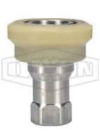 H-Series ISO-B Food Grade Nylon Flanged Female Threaded Coupler