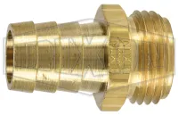 Short Shank GHT Male Coupling with Hex Nut