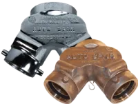 Double Clapper Siamese Connection Back Outlet