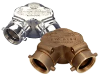 Double Clapper Siamese Connection Bottom outlet