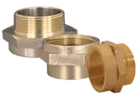 Female to Male Hex Nipple Brass