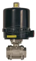 Electrically Actuated 3-Piece Stainless Ball Valve