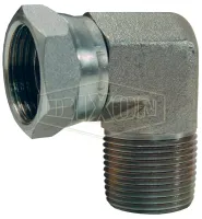 90° Male NPTF x Female NPSM Swivel Nut Elbow