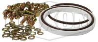engineered fluid transfer couplings split flange swivel component seal kit 
