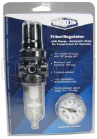 pneumatic fittings display filter/regulator with gauge