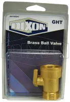 garden hose display brass ball valve