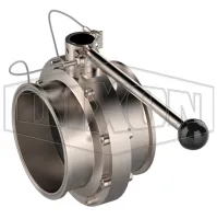 lockout handle for butterfly valve with prox