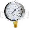 Brass Liquid Filled Lower Mount Gauge
