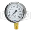 Brass Liquid Filled Lower Mount Gauge