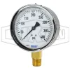 Brass Liquid Filled Lower Mount Gauge