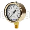 Brass Liquid Filled Lower Mount Gauge