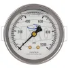 Liquid Filled Center Back Mount Stainless Case Gauge