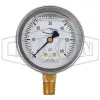 Liquid Filled Lower Mount Stainless Case Gauge