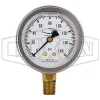 Liquid Filled Lower Mount Stainless Case Gauge
