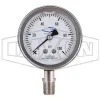 Stainless Liquid Filled Lower Mount Gauge