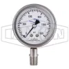 Stainless Liquid Filled Lower Mount Gauge
