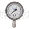 Stainless Liquid Filled Lower Mount Gauge