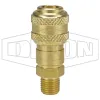 D-Series Pneumatic Automatic Male Threaded Coupler