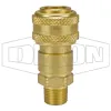 D-Series Pneumatic Automatic Male Threaded Coupler
