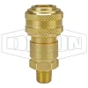 D-Series Pneumatic Automatic Male Threaded Coupler