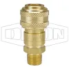 D-Series Pneumatic Automatic Male Threaded Coupler