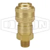 D-Series Pneumatic Automatic Male Threaded Coupler