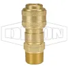 D-Series Pneumatic Automatic Male Threaded Coupler