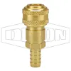D-Series Pneumatic Automatic Standard Hose Barb Coupler