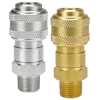 D-Series Pneumatic Automatic Male Threaded Coupler