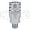 F-Series Pneumatic Manual Male Threaded Coupler