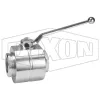 High Pressure Clear Zinc Ball Valve