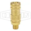 L-Series Lincoln Pneumatic Male Threaded Coupler