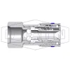HTZ-Series Correct Connect® Flush Face Female Threaded Coupler CAD