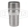 King Combination Nipple NPT Threaded End with Knurled Wrench Grip