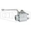 High Pressure Clear Zinc Ball Valve