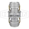 Cam & Groove In-Line Sight Glass Coupler x Coupler