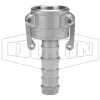 Cam & Groove Type C Coupler x Hose Shank