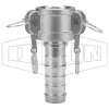 Global Crimp Style Cam & Groove Type C Coupler x Hose Shank