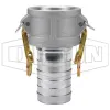 Global Crimp Style Cam & Groove Type C Coupler x Hose Shank