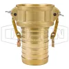 Global Crimp Style Cam & Groove Type C Coupler x Hose Shank